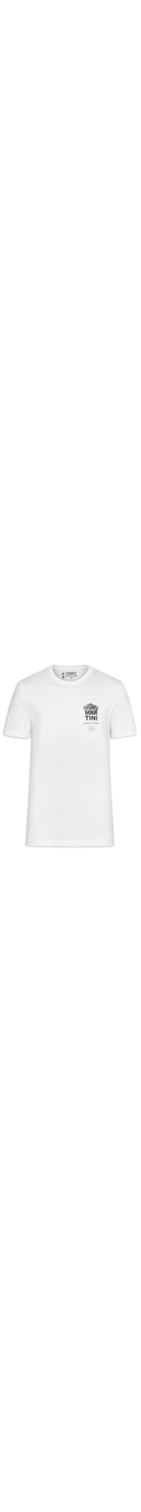 Camiseta Masculina Estampada Martini Anyone – Branco