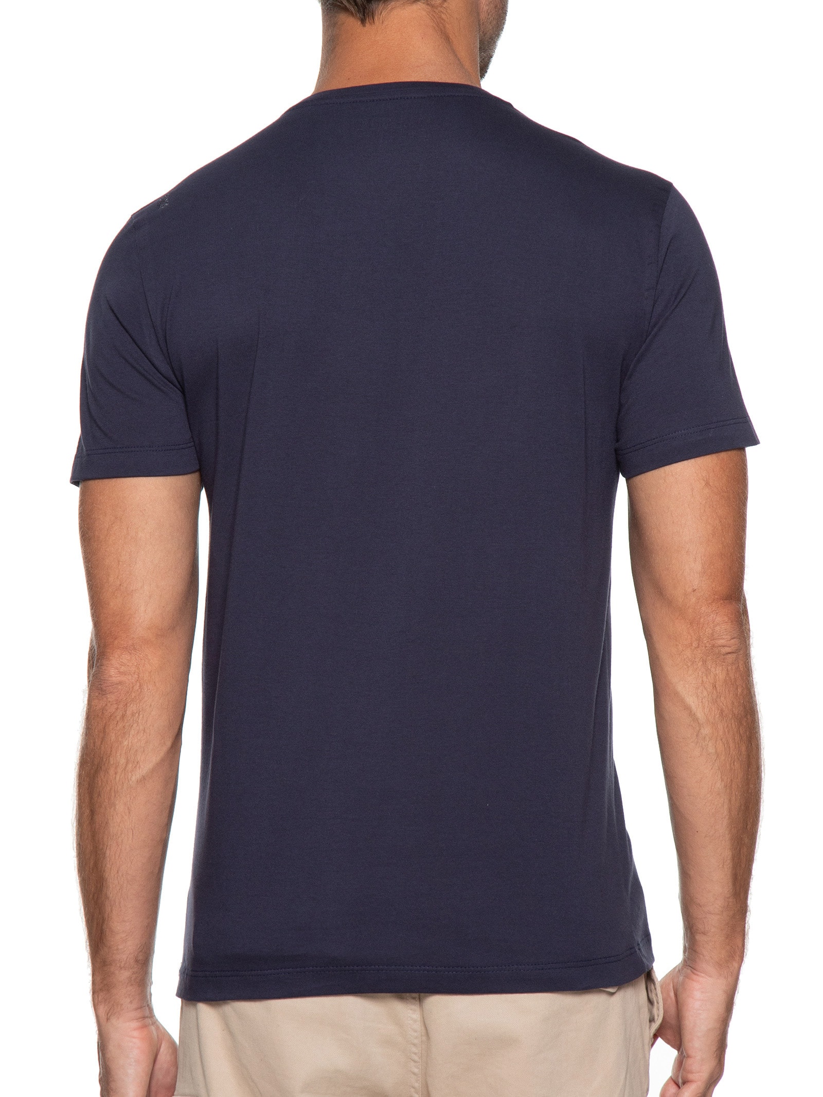 Camiseta Masculina Estampada Melhor Não, Mas Bora Azul Sergio K