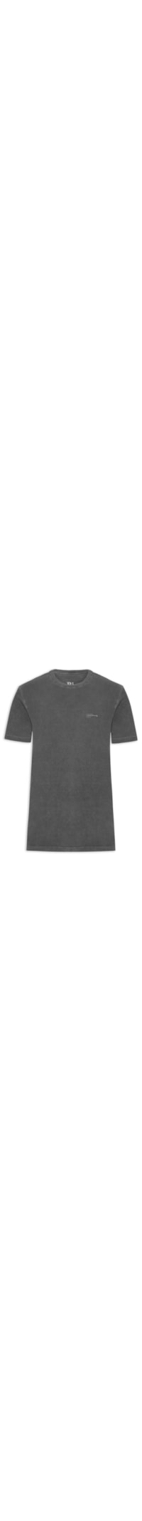 Camiseta Masculina Estampada Minimal - Preto