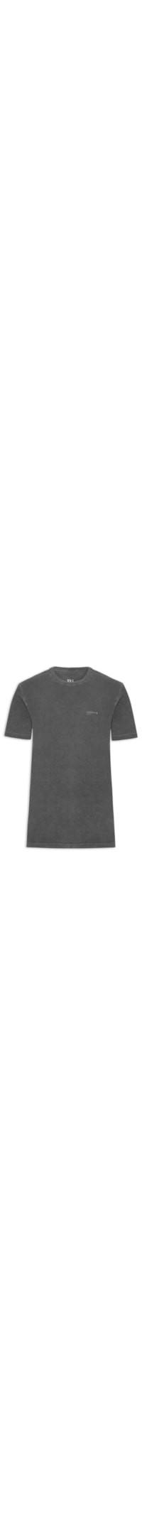Camiseta Masculina Estampada Minimal - Preto