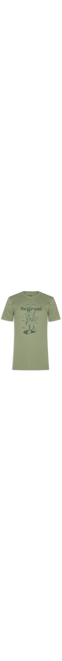 Camiseta Masculina Estampada Negroni Cup - Verde