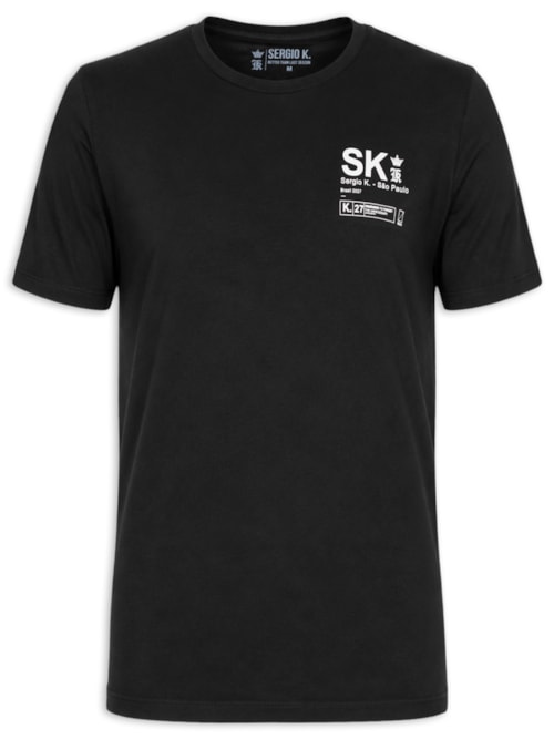 Camiseta Masculina Estampada New Logo – Preto