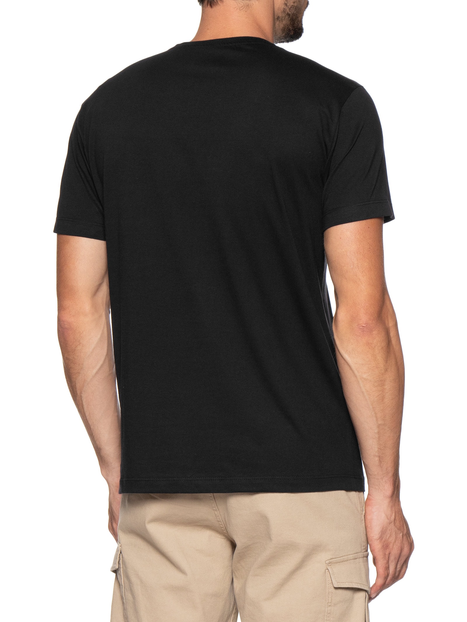 Camiseta Masculina Estampada no Substitute Preto Sergio K