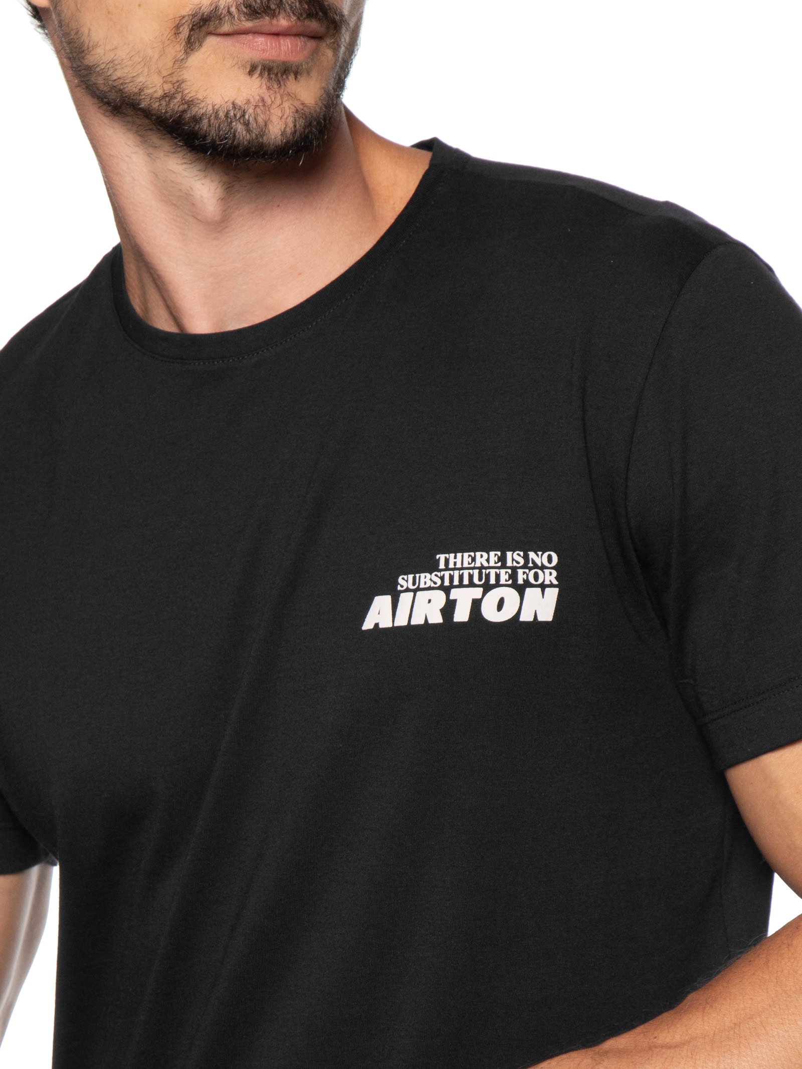 Camiseta Masculina Estampada no Substitute Preto Sergio K