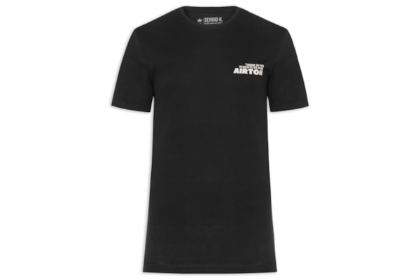 Camiseta Masculina Estampada no Substitute - Preto