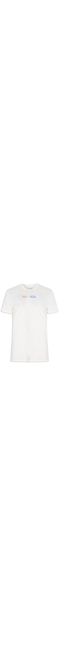 Camiseta Masculina Estampada - Off White