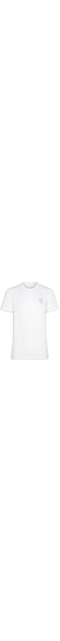 Camiseta Masculina Estampada - Off White