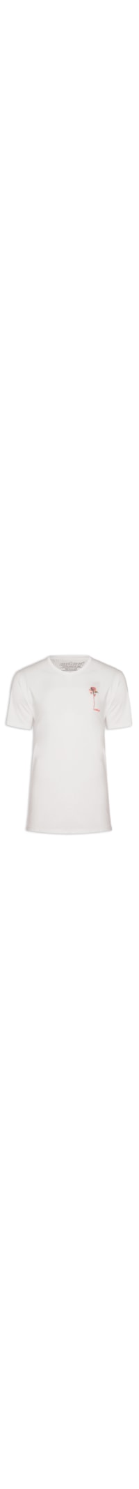 Camiseta Masculina Estampada - Off White