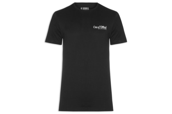 Camiseta Masculina Estampada Out Of Office - Preto