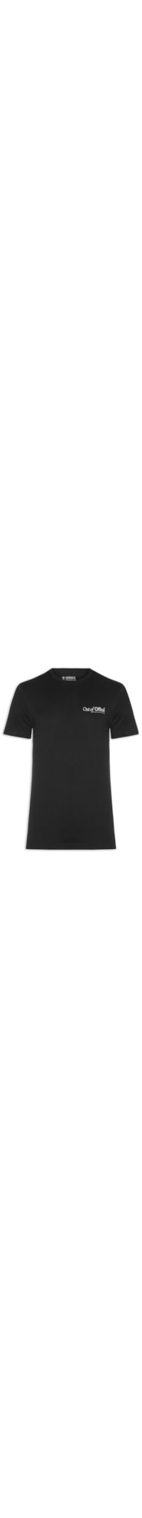 Camiseta Masculina Estampada Out Of Office - Preto