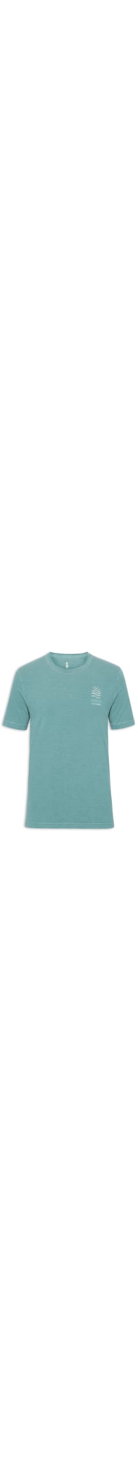 Camiseta Masculina Estampada Palmeira - Verde