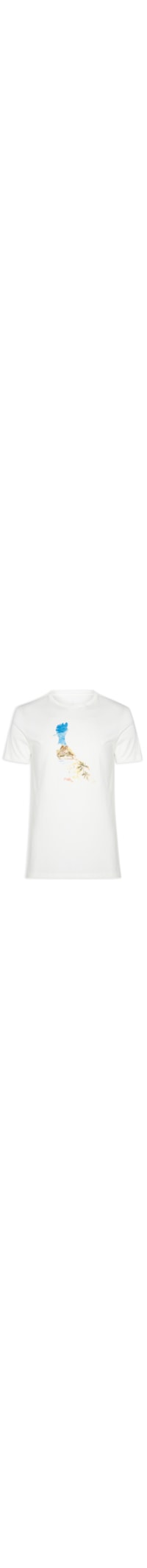 Camiseta Masculina Estampada Pica Pau Aquarela Ipa - Off White