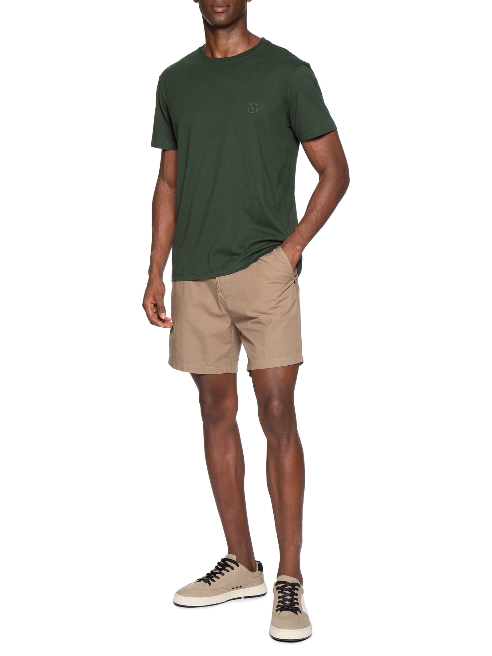 Camiseta Masculina Estampada Pica Pau Bola Verde Reserva