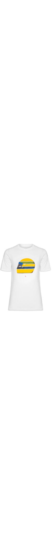 Camiseta Masculina Estampada Pica Pau Capacete Senna - Branco