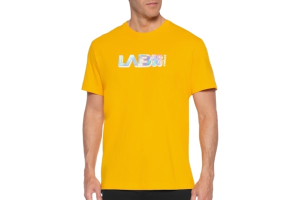 Camiseta Masculina Estampada Prata - Amarelo
