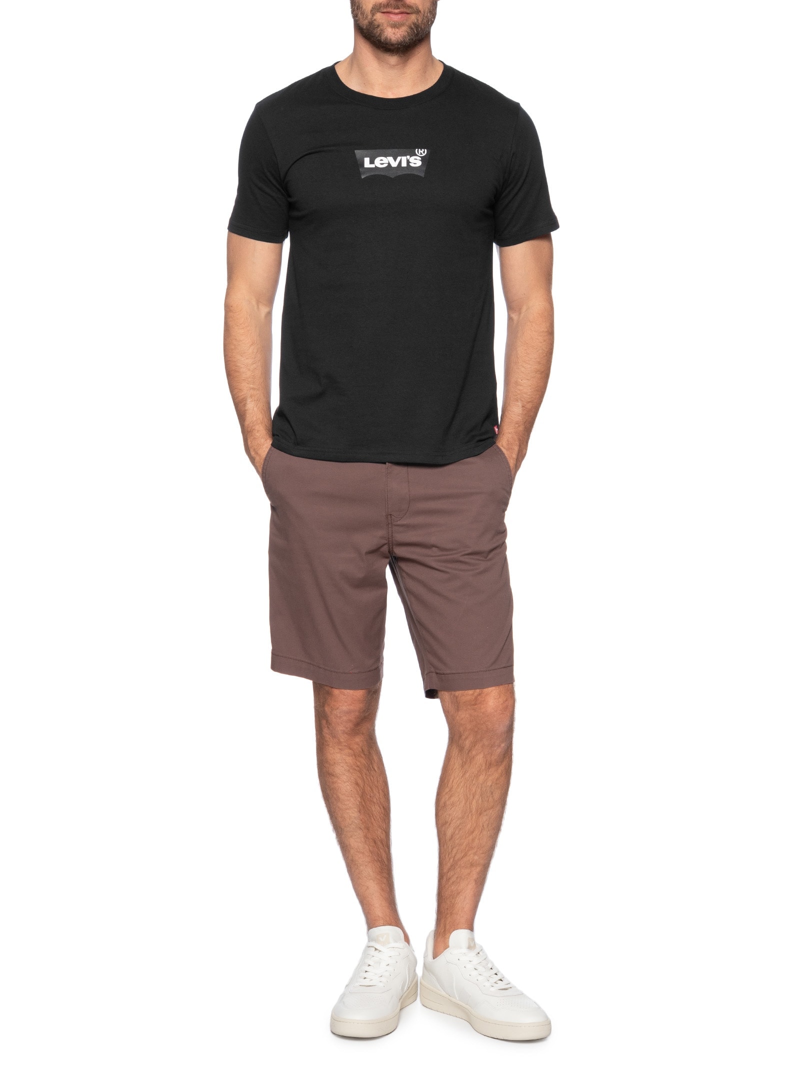 Camiseta Masculina Estampada Preto Levi's