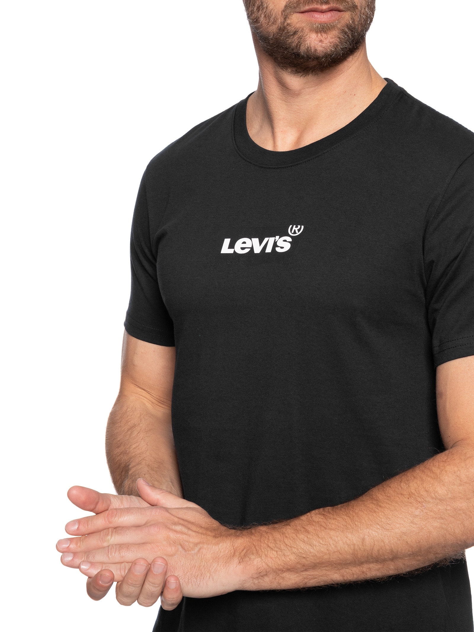 Camiseta Masculina Estampada Preto Levi's