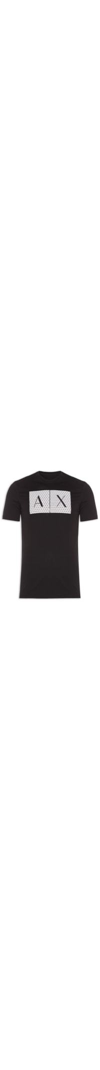 Camiseta Masculina Estampada - Preto