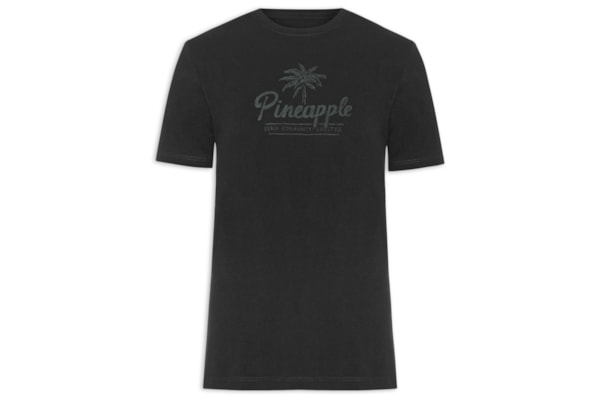Camiseta Masculina Estampada - Preto