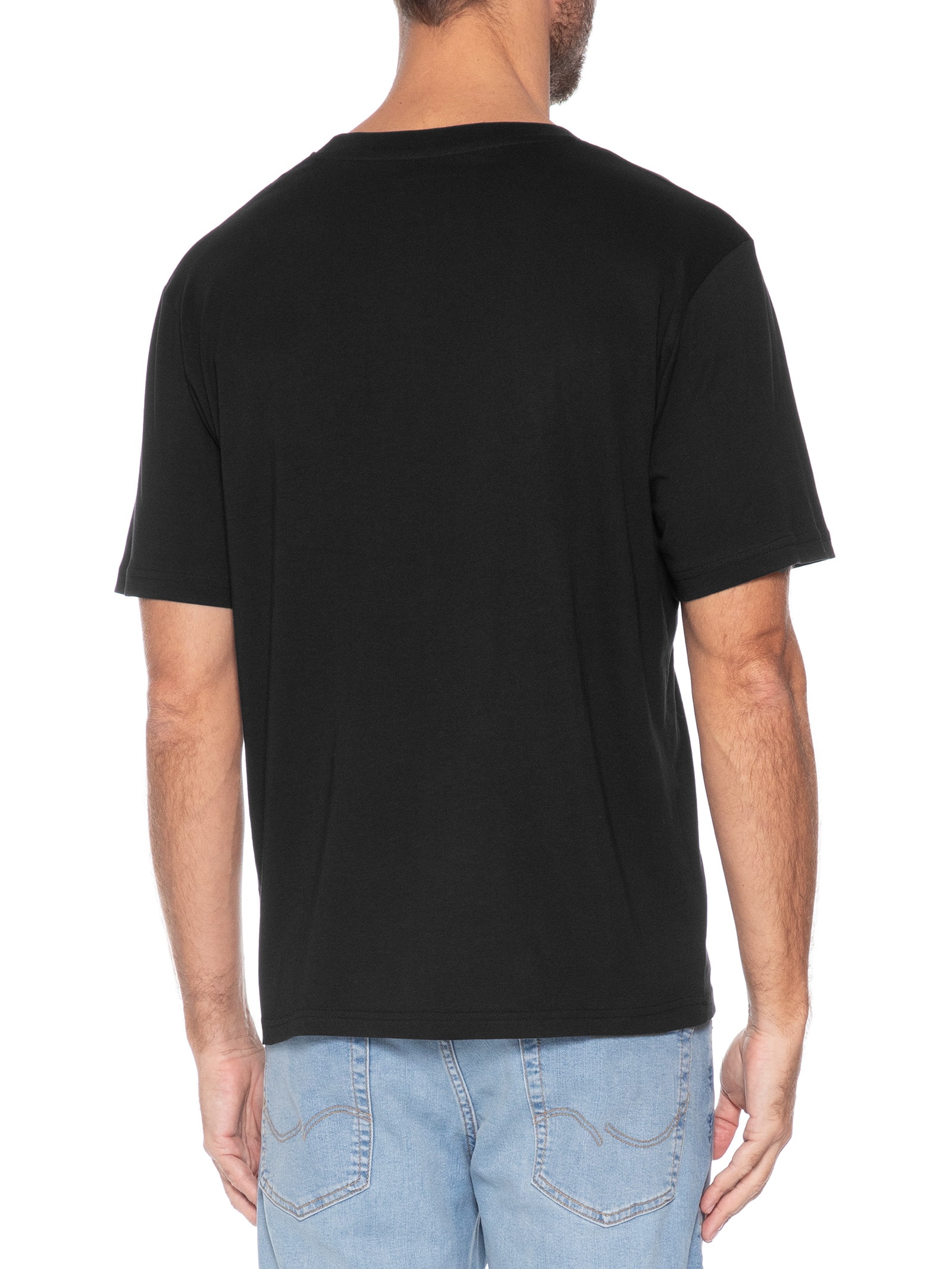 Camiseta Masculina Estampada Preto Jack & Jones