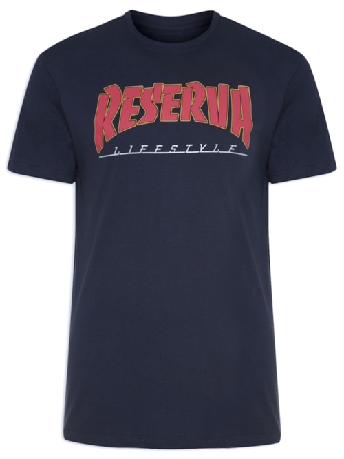 Camiseta Masculina Estampada Reserva Life Style – Azul