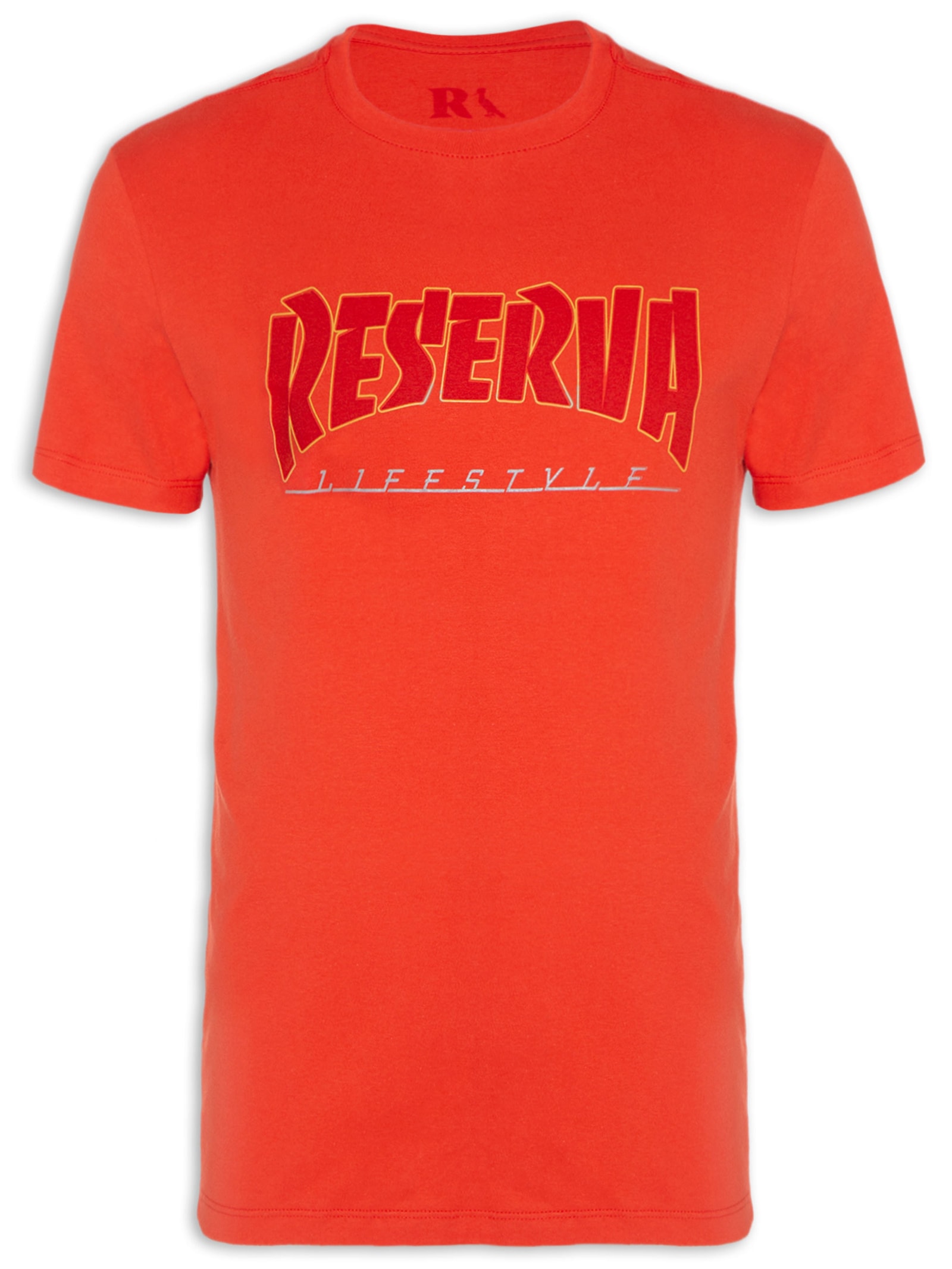 Camiseta Masculina Estampada Reserva Life Style Vermelho Reserva