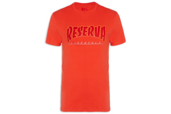 Camiseta Masculina Estampada Reserva Life Style - Vermelho