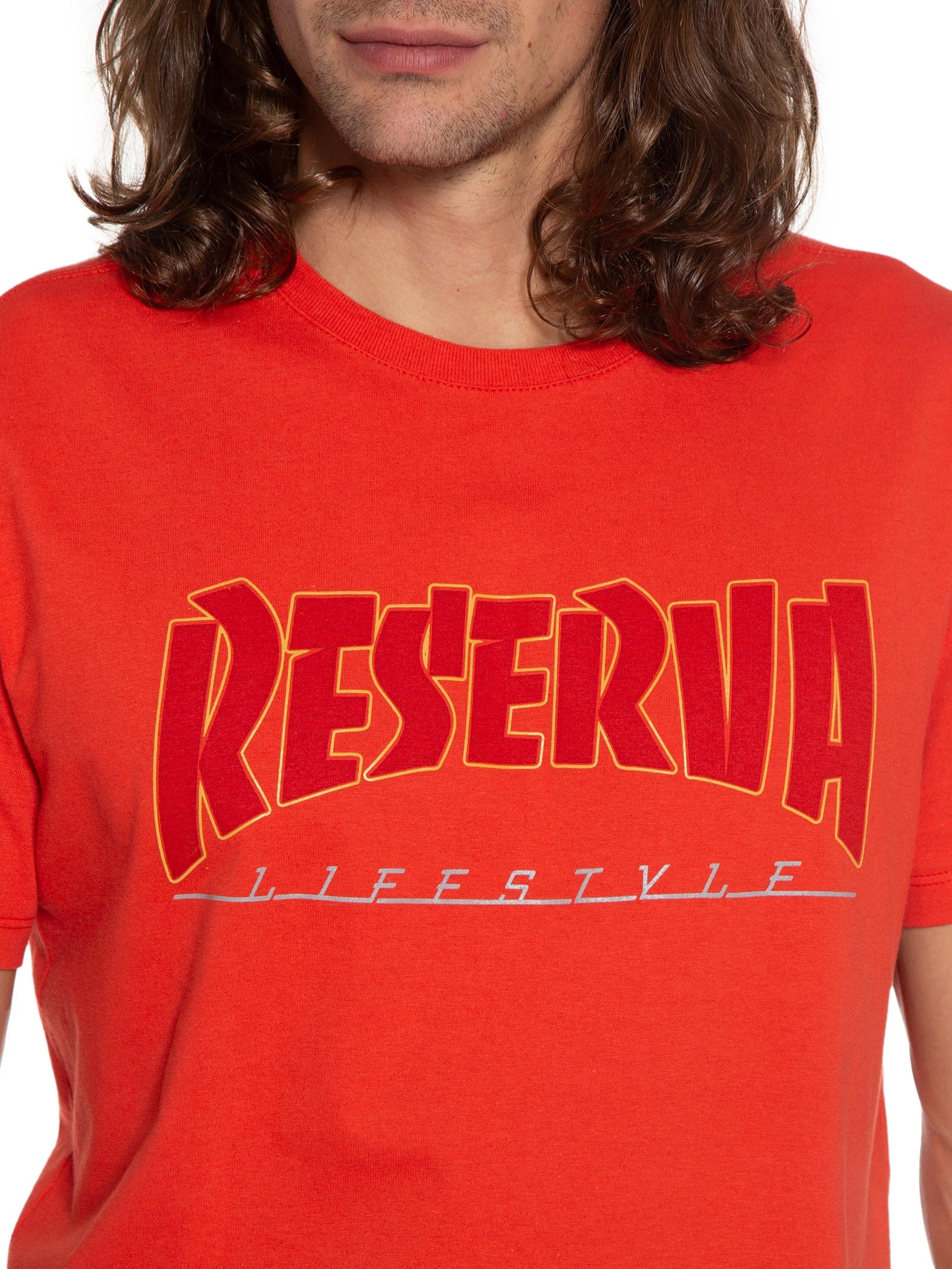 Camiseta Masculina Estampada Reserva Life Style Vermelho Reserva