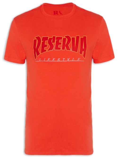 Camiseta Masculina Estampada Reserva Life Style - Vermelho