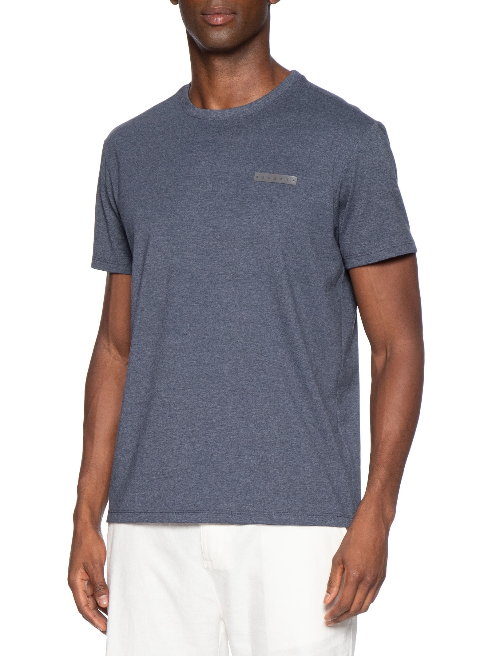 Camiseta Masculina Estampada Reserva Retângulo Azul Reserva
