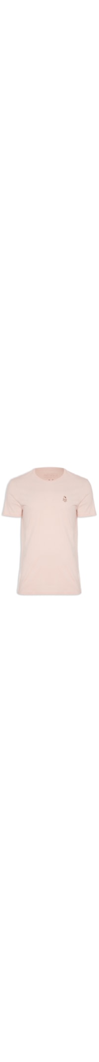Camiseta Masculina Estampada - Rosa