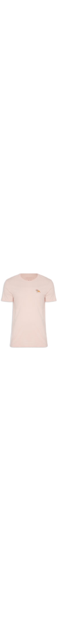 Camiseta Masculina Estampada - Rosa