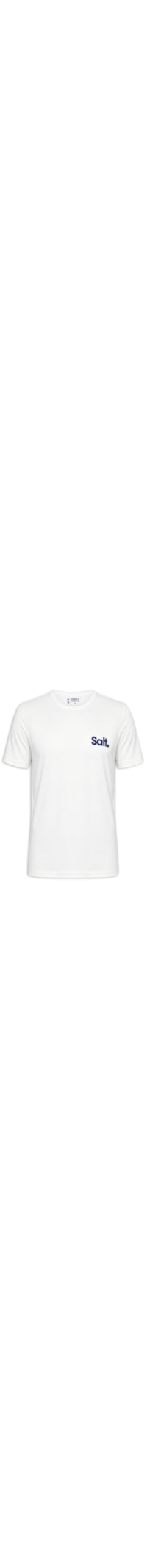 Camiseta Masculina Estampada Salt – Branco