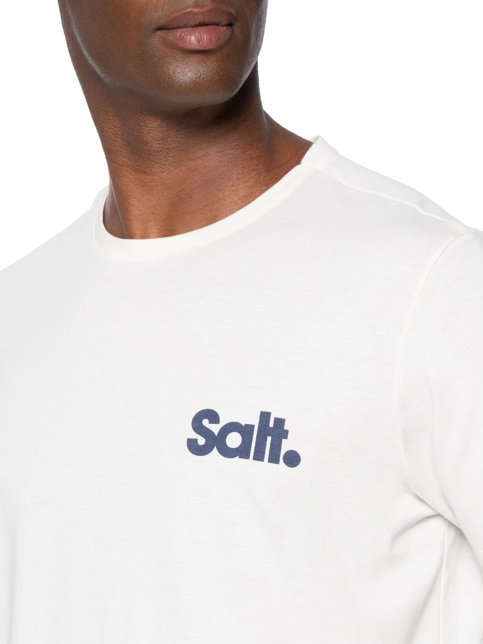 Camiseta Masculina Estampada Salt – Branco Sergio K