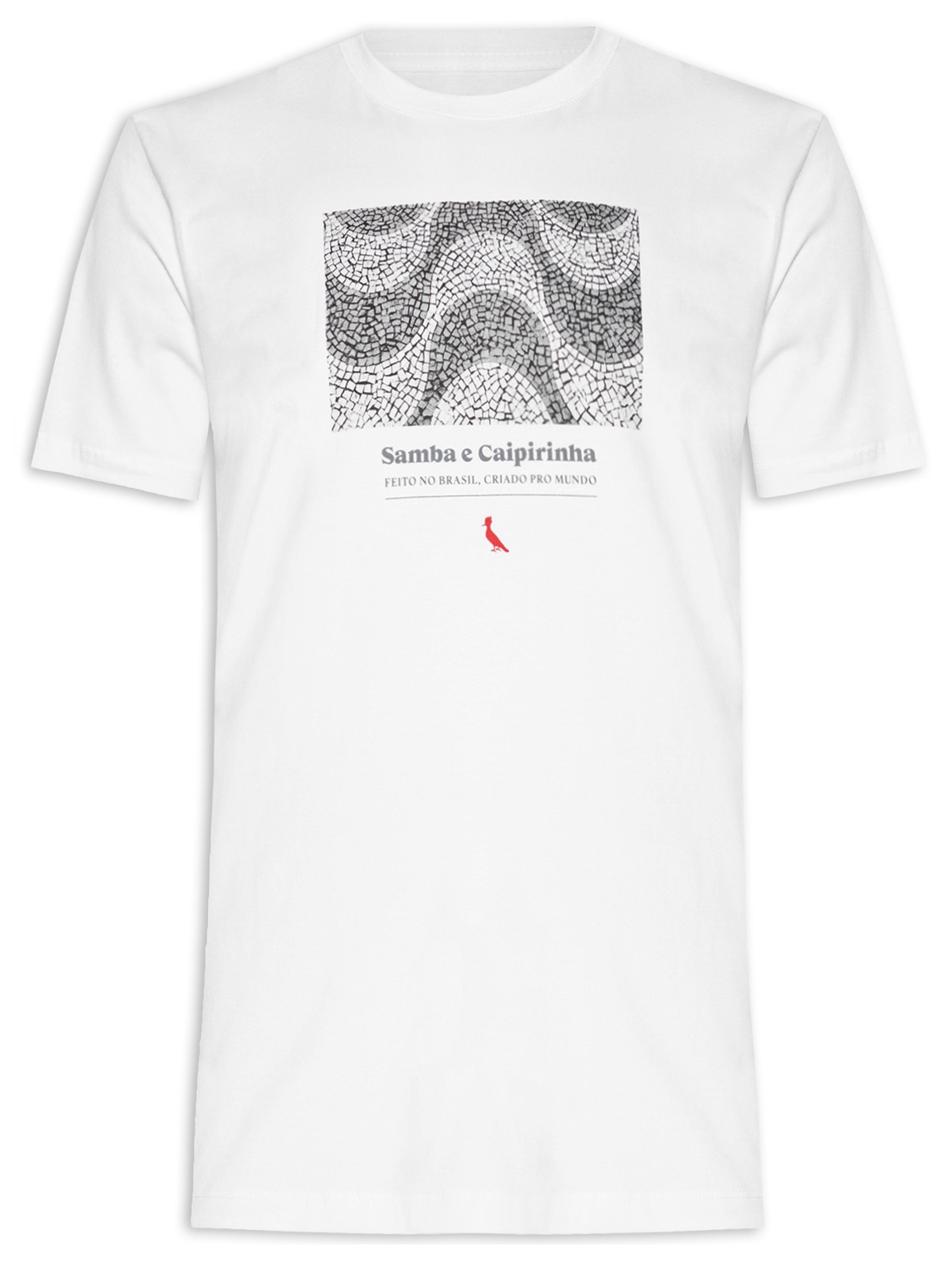 Camiseta Masculina Estampada Samba E Caipirinha Off White Reserva