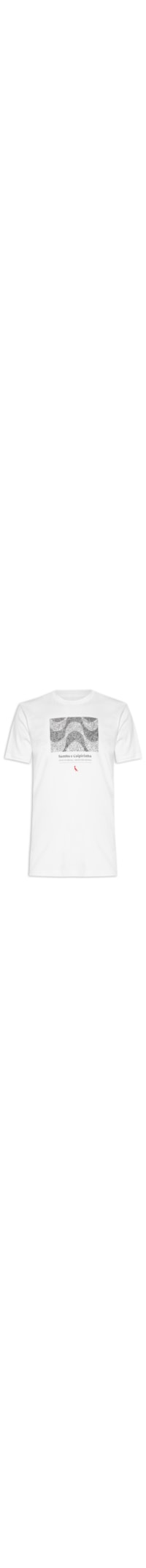 Camiseta Masculina Estampada Samba E Caipirinha - Off White