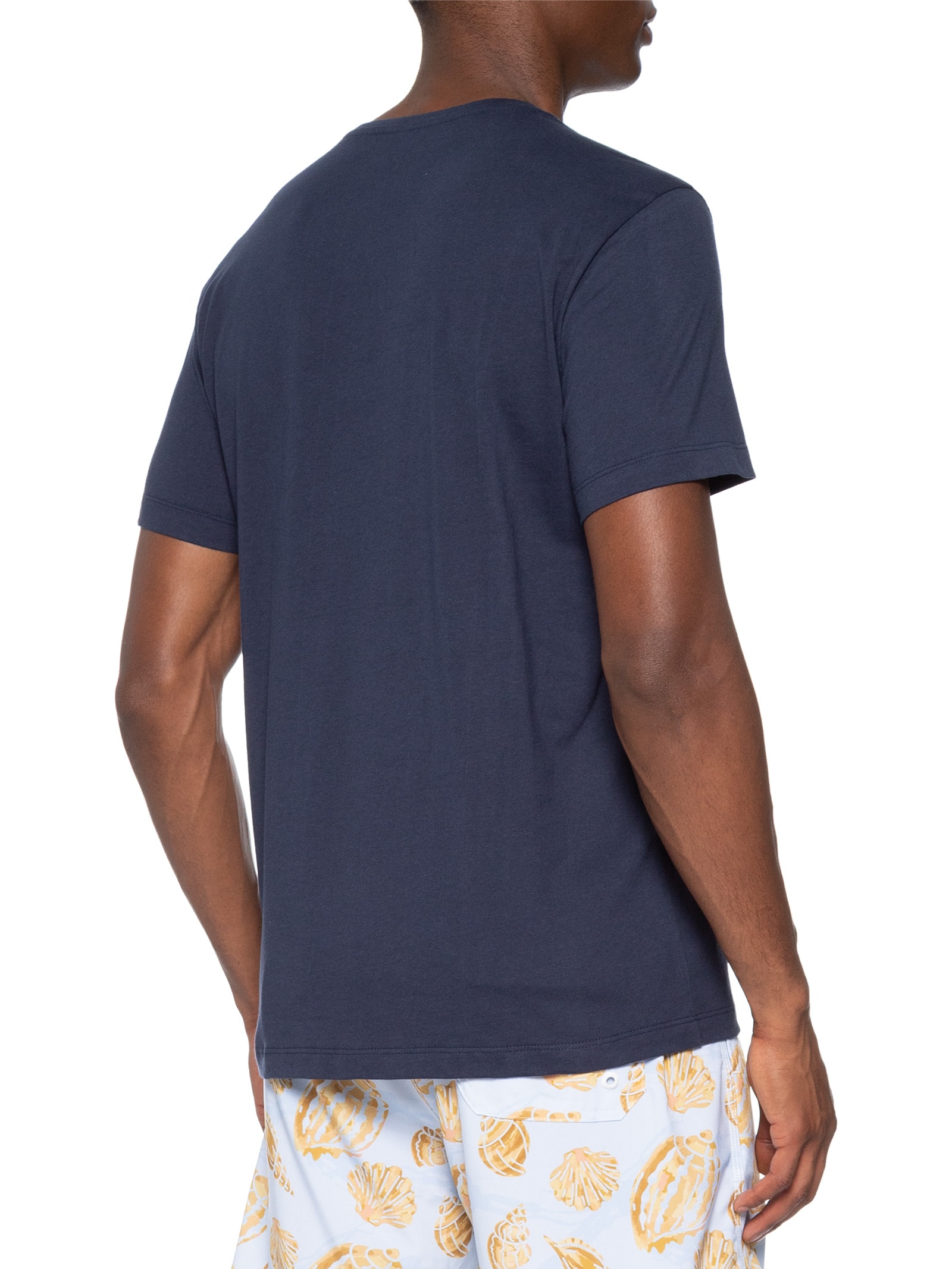 Camiseta Masculina Estampada Sea And Wine – Azul Sergio K