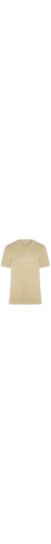 Camiseta Masculina Estampada Seagulls - Bege
