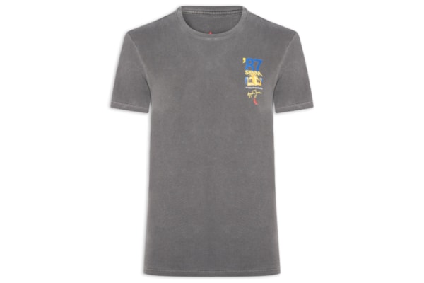 Camiseta Masculina Estampada Senna Monaco 87 - Preto