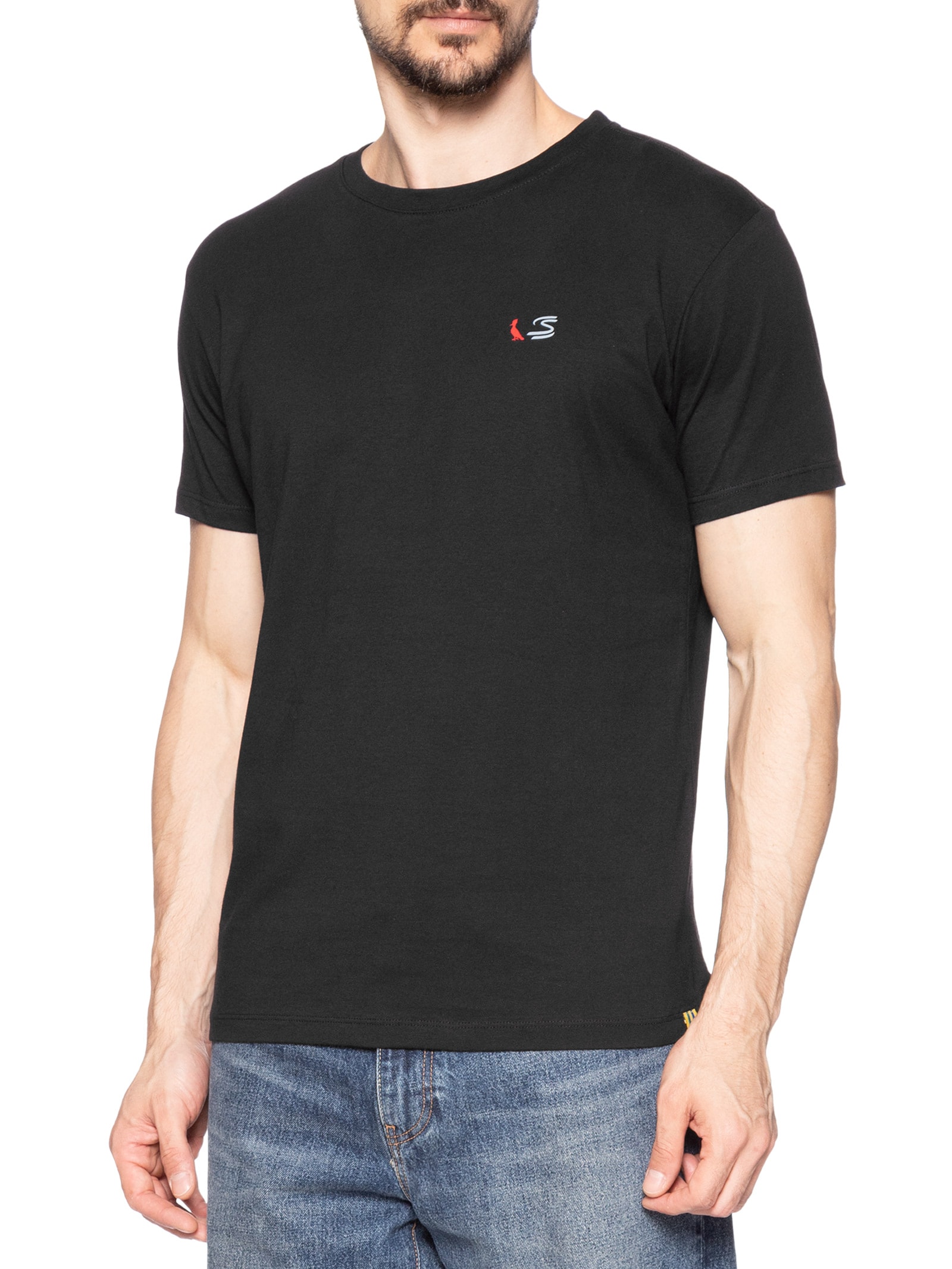 Camiseta Masculina Estampada Senna Preto Reserva