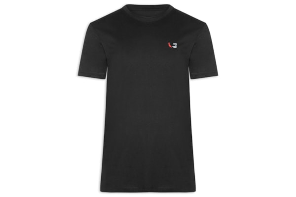 Camiseta Masculina Estampada Senna - Preto