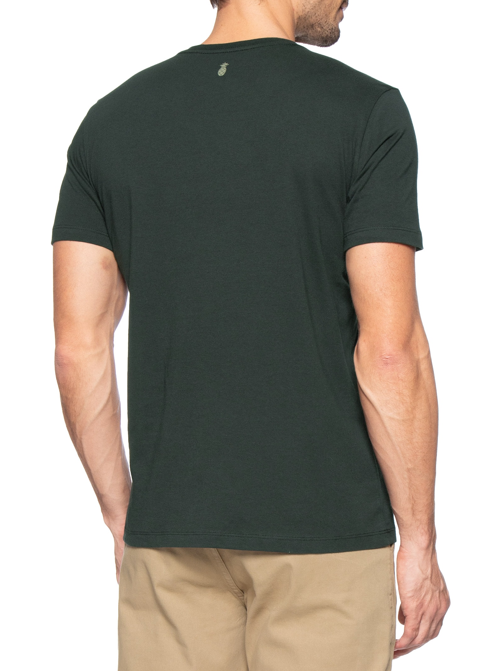 Camiseta Masculina Estampada Simplicity Preto Pineapple