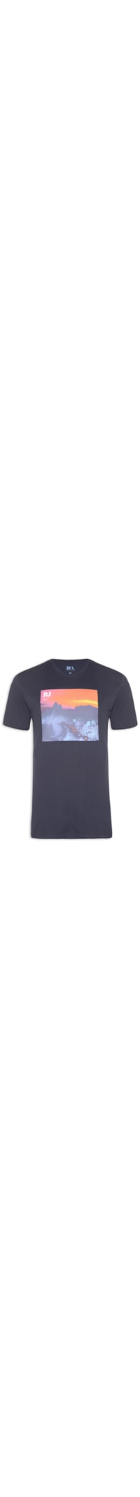 Camiseta Masculina Estampada Sky - Azul