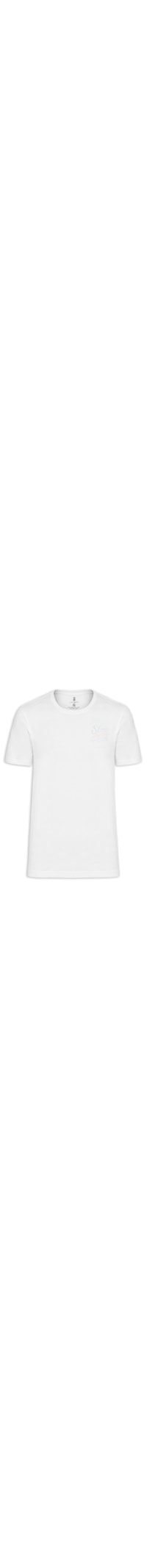 Camiseta Masculina Estampada Slow Morning Club - Branco
