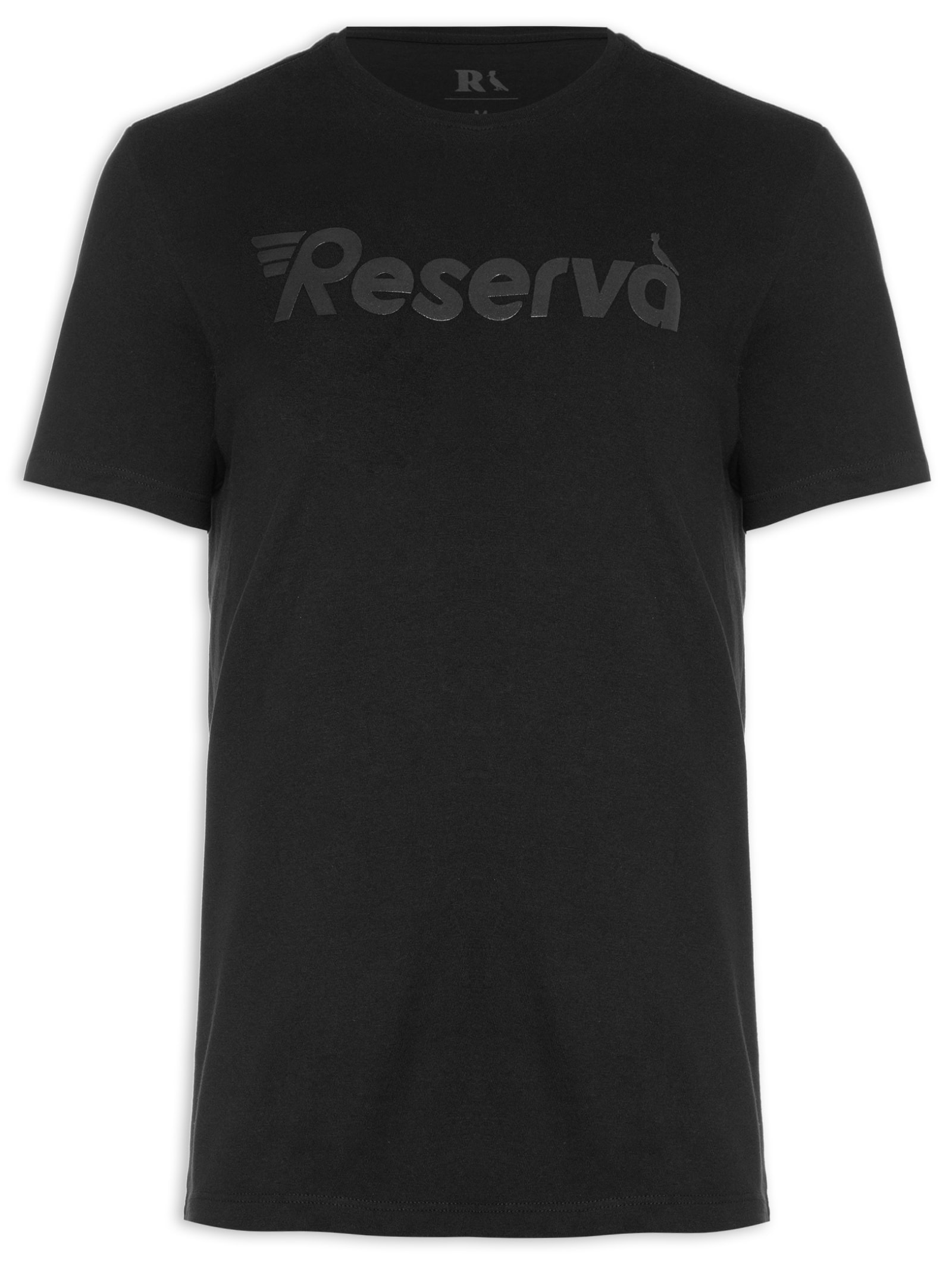 Camiseta Masculina Estampada Sport Relevo Preto Reserva