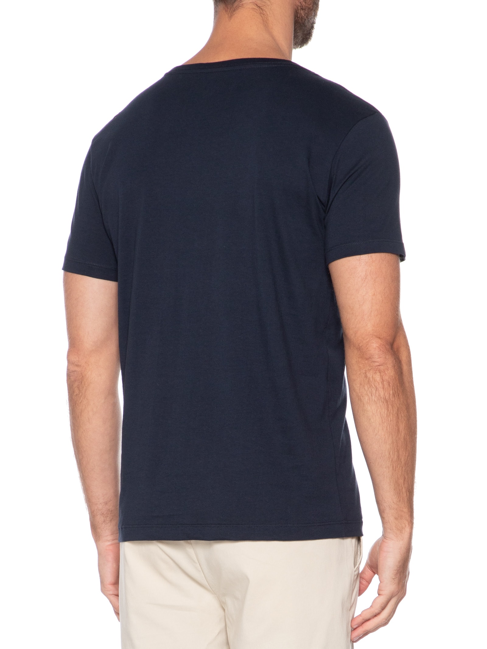 Camiseta Masculina Estampada The Dog Day Azul Sergio K