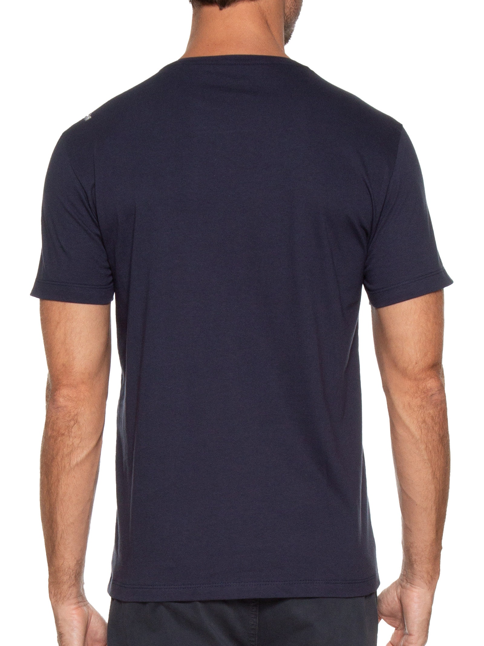 Camiseta Masculina Estampada Trade And Beers Azul Sergio K