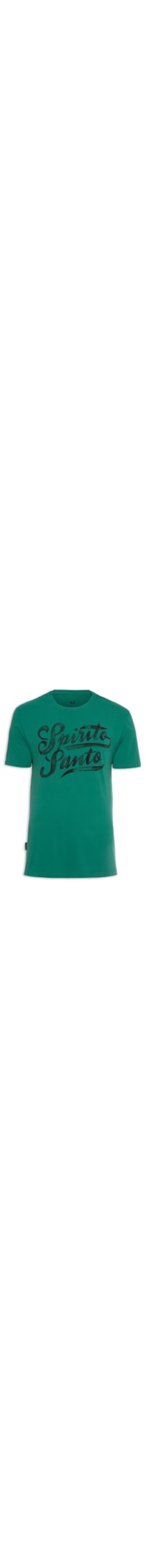 Camiseta Masculina Estampada - Verde