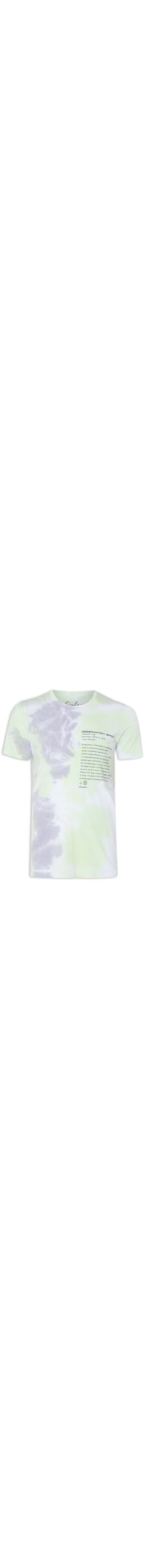 Camiseta Masculina Estampada - Verde