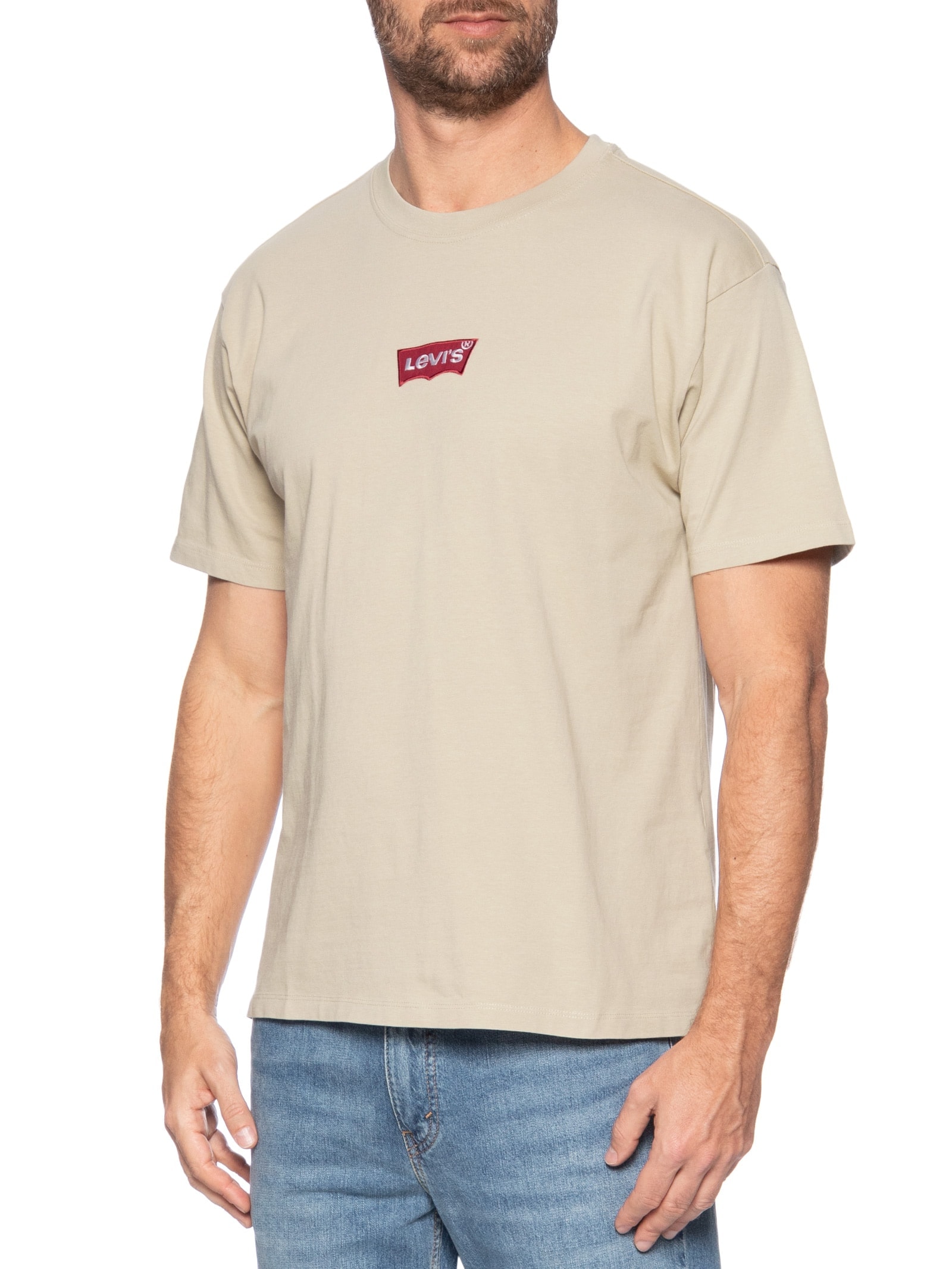 Camiseta Masculina Estampada Vintage Fit Amarelo Levi's